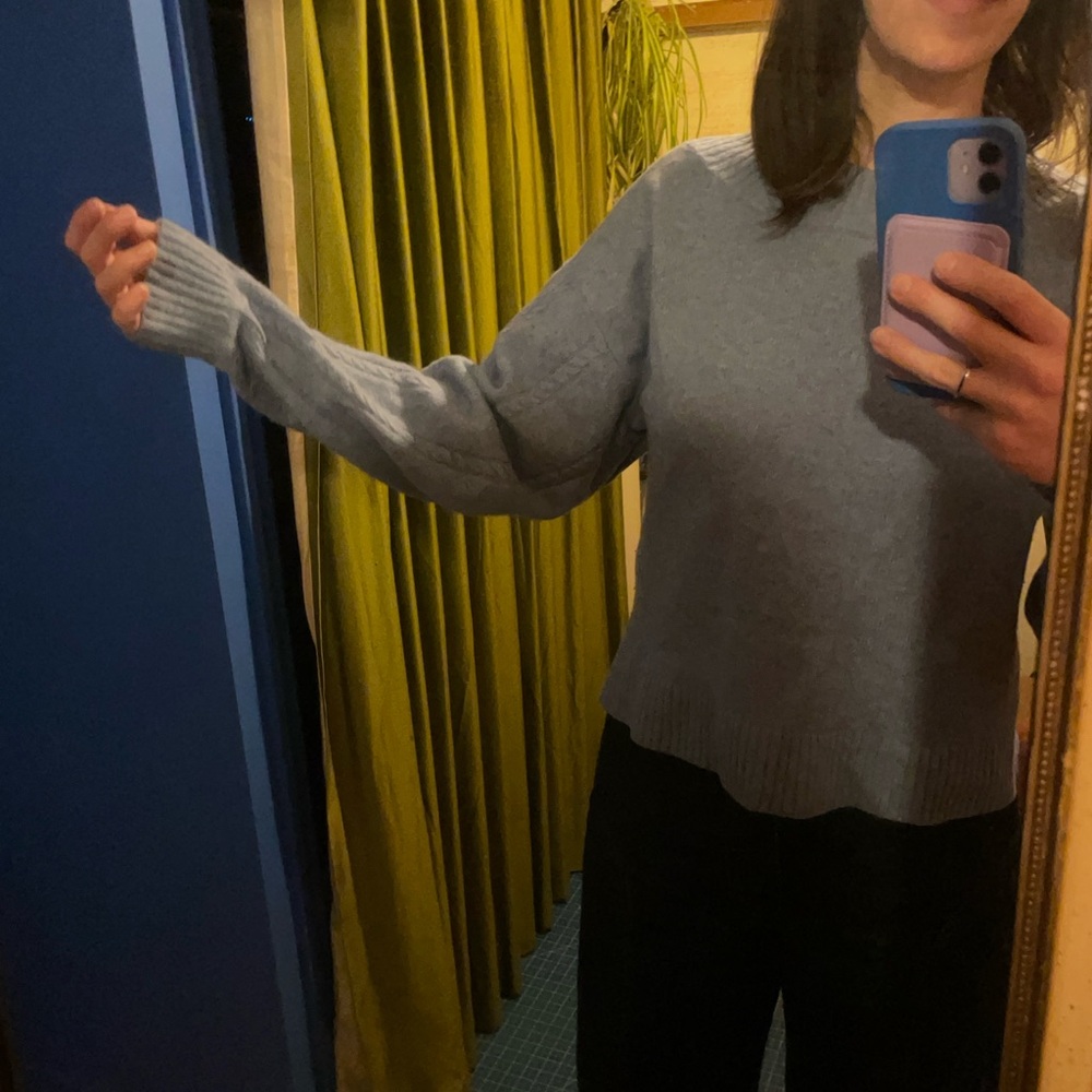 Baby Blue wool & cashmere Sweater